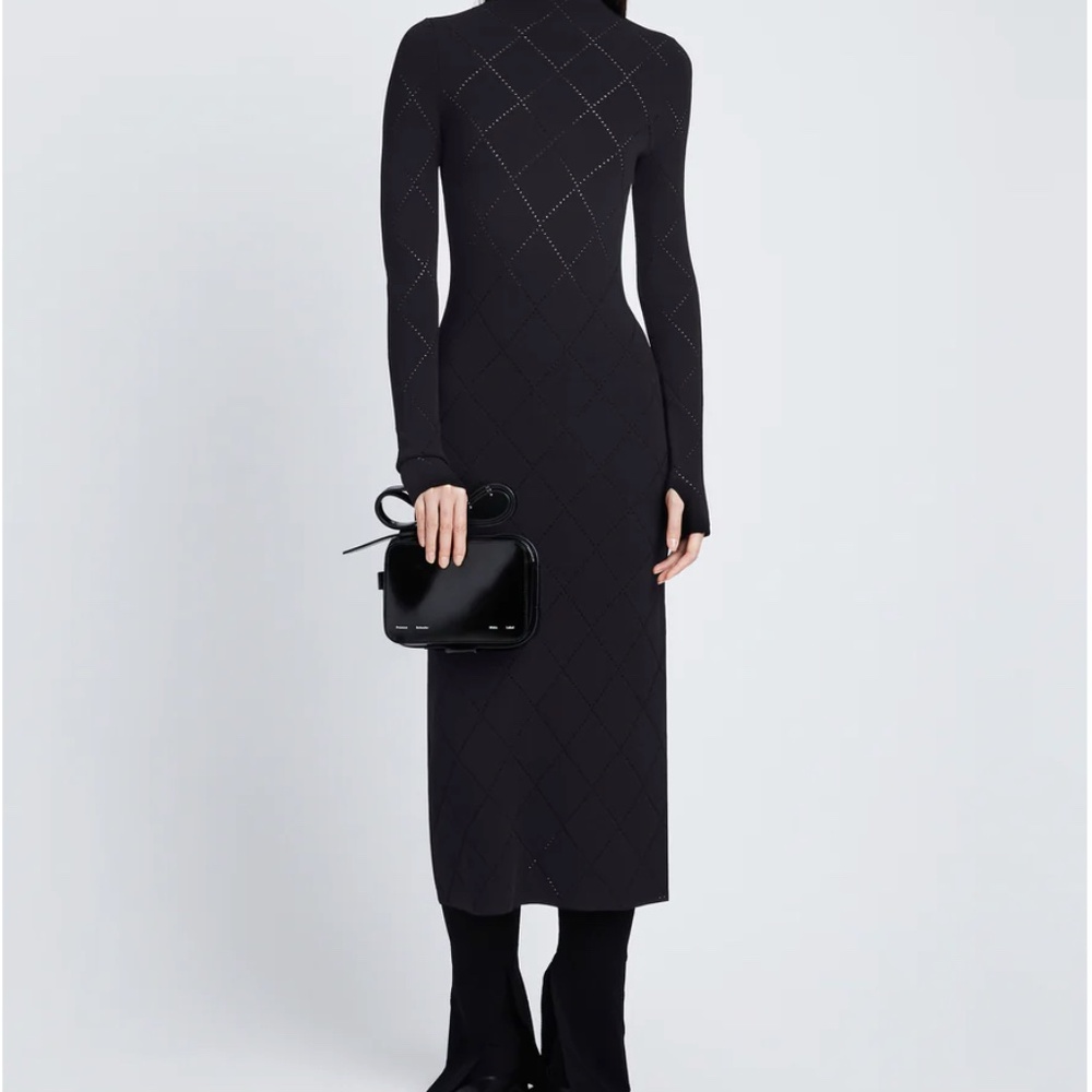 Proenza Schouler Pointelle Turtleneck Dress